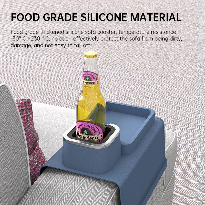 Beverage Coffee Silicone Sofa Coaster Sofa Armrest Cup Holder Multifunctional Creative Life Cup Holder Cup Holder
