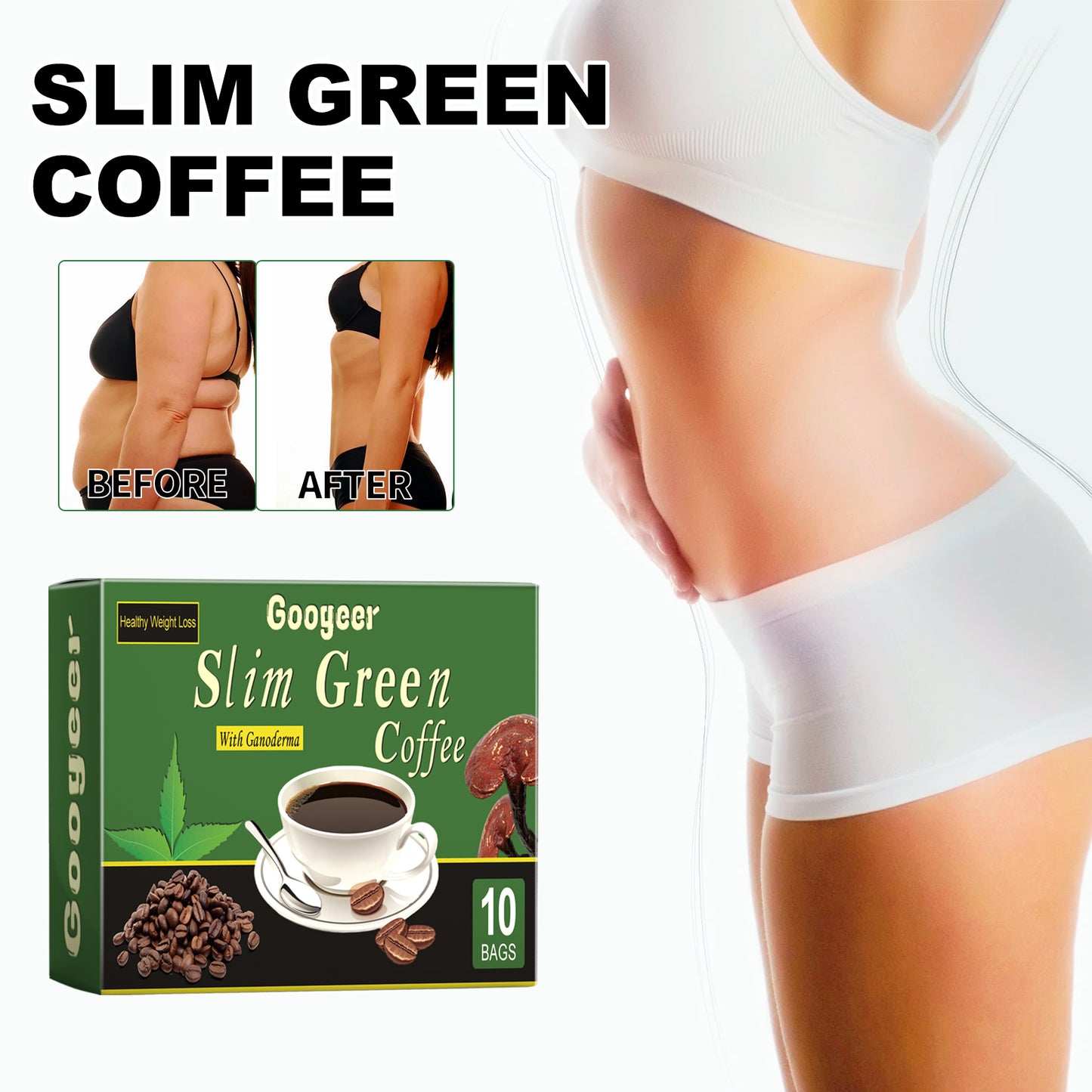 Googeer Slim Green Coffee