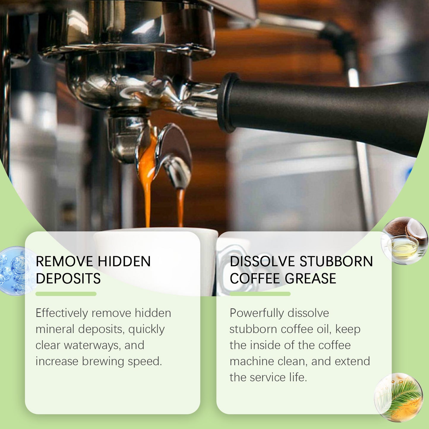 Jakehoe Coffee Machine Cleaner Removes Coffee Deposits Coffee Oil Stains Clean And Maintain Equipment