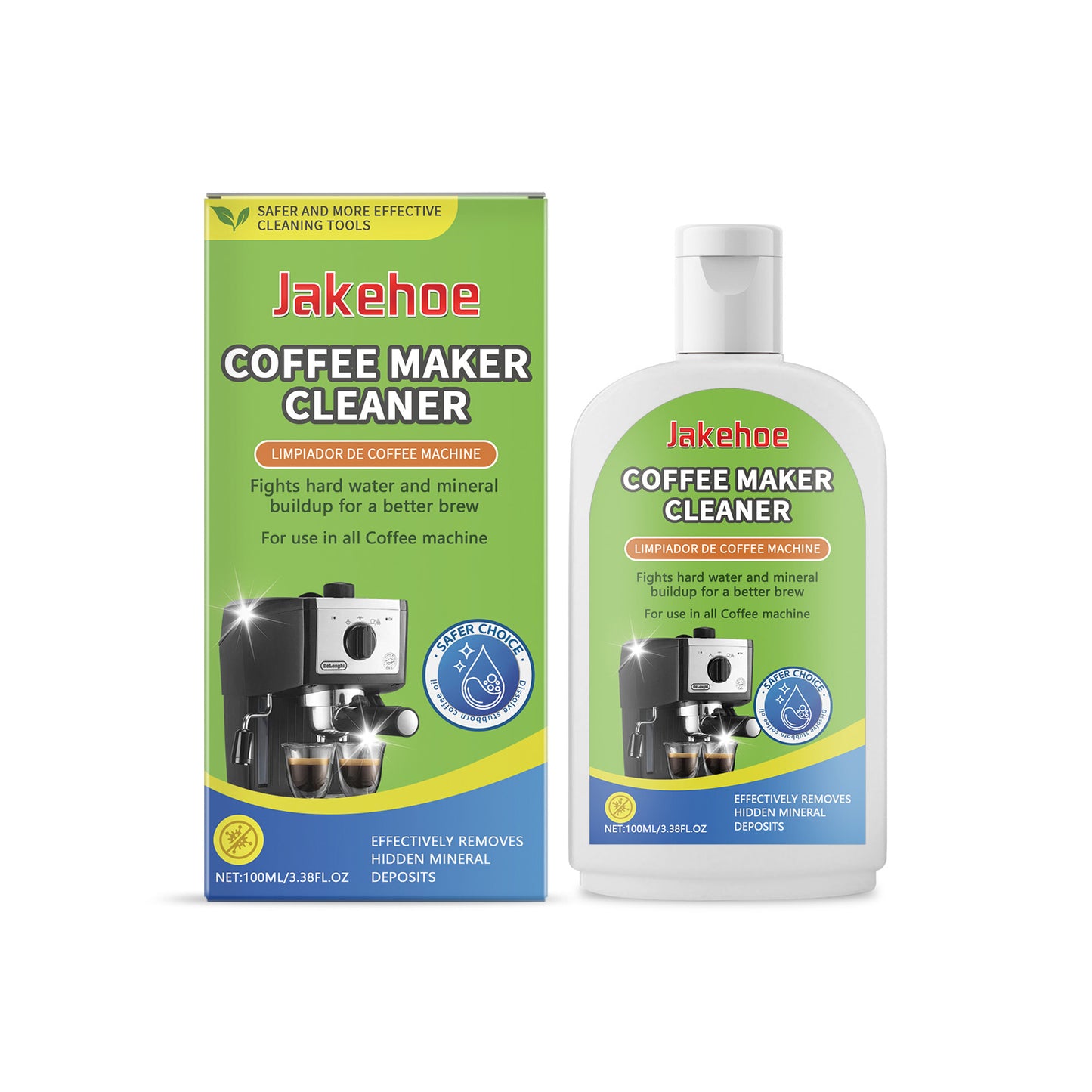 Jakehoe Coffee Machine Cleaner Removes Coffee Deposits Coffee Oil Stains Clean And Maintain Equipment